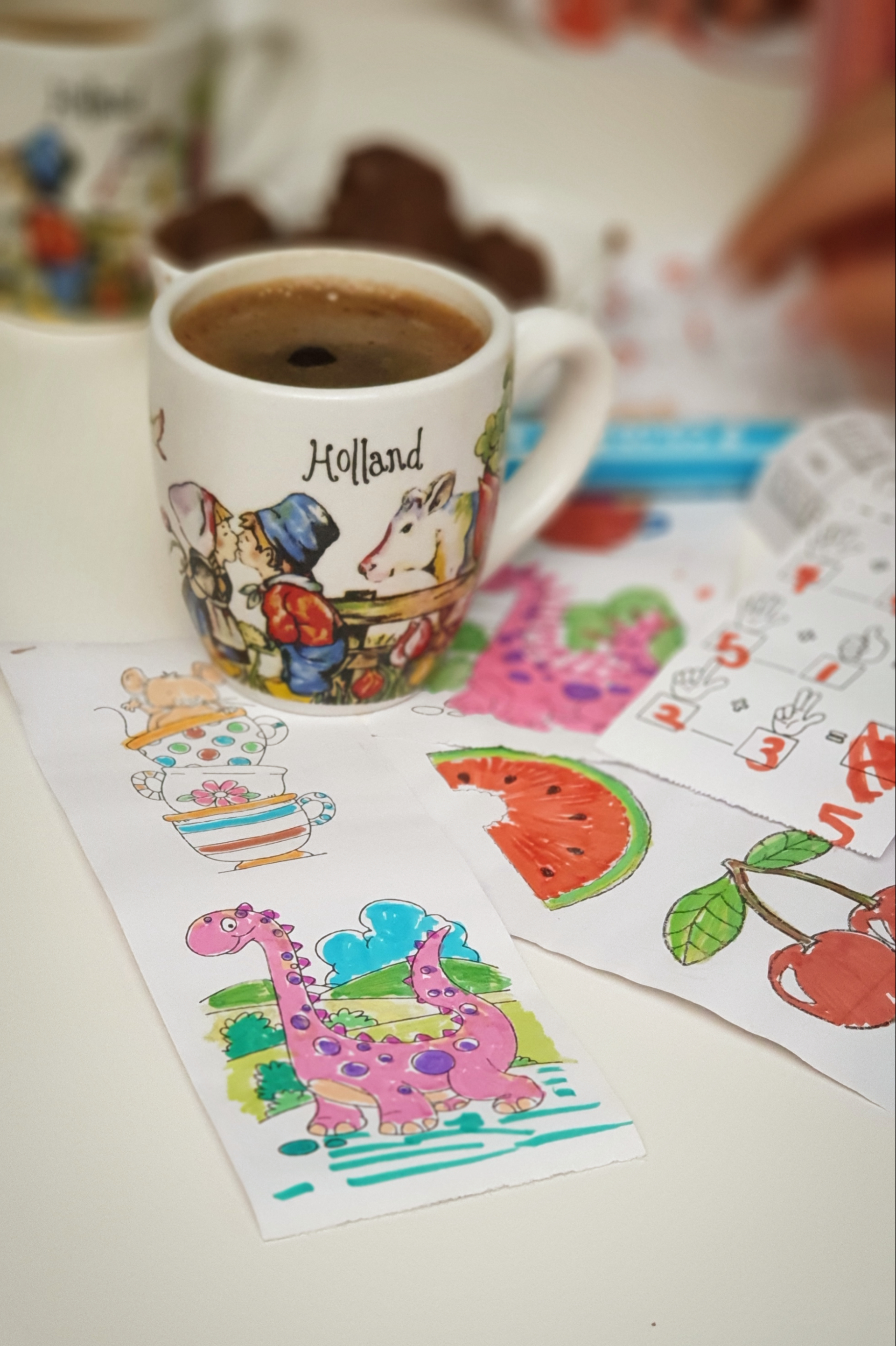 photo covid-19 pandemic sketch colors activities turkish coffee