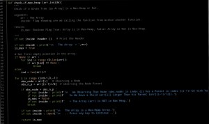 Ali radwani ahradwani.com python code heap sorting algorithm