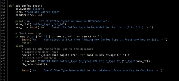 python project code coffee consumption ali radwani