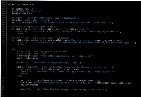 python project sql coffee consumption code ali radwani