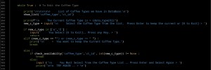 python project code coffee consumption ali radwani