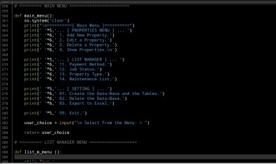 Property Maintenance System python code project ali radwani