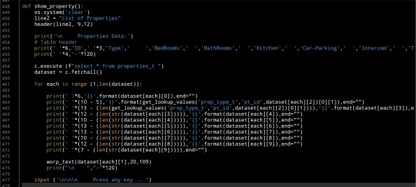 python project Properties Maintenance System code by ali radwani doha qatar