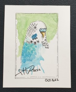 ali radwani art draw paint sketches watercolor love bird