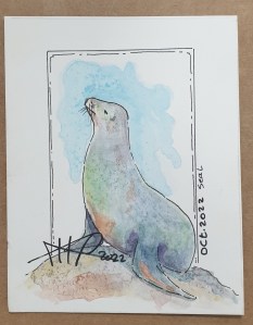 ali radwani art draw paint sketches watercolor seal